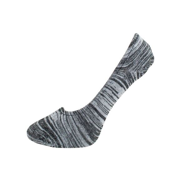 Marled Knit Mens 6 Pack No Show Ankle Socks - Picture 2 of 6